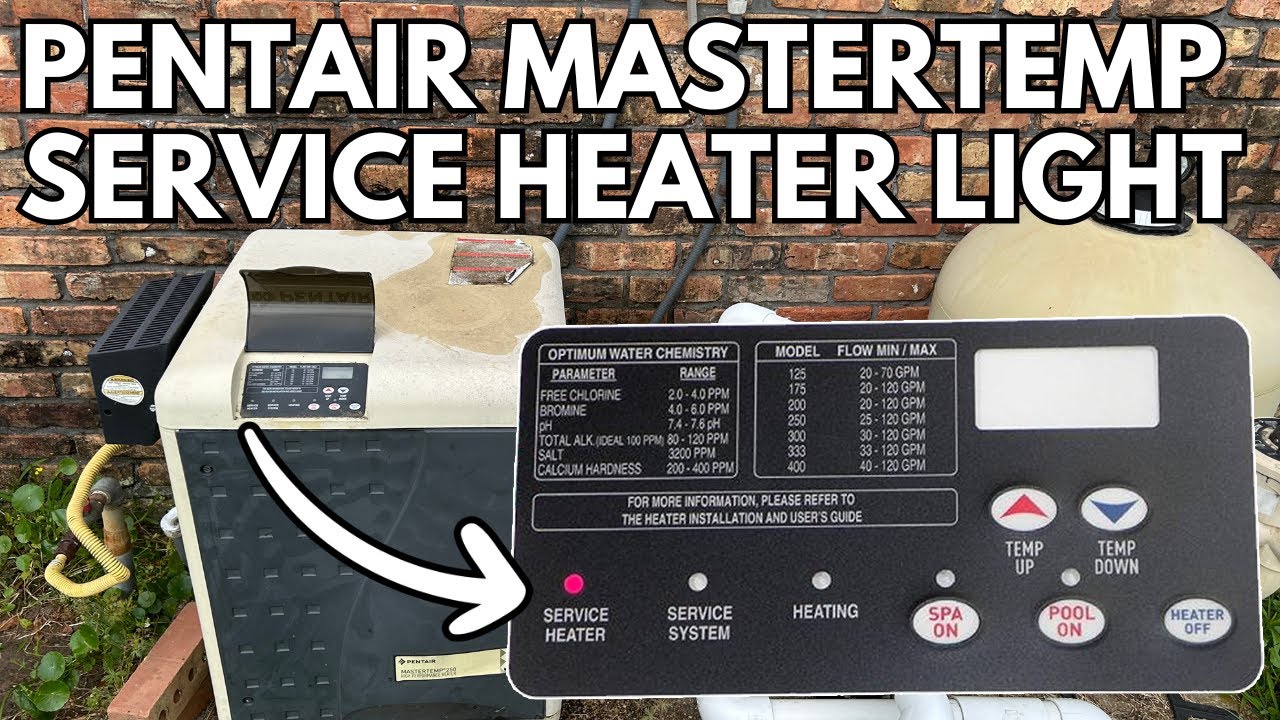 Pentair MasterTemp Pool Heater - Service Heater Light (MasterTemp 175, 200, 250, 300, 400)