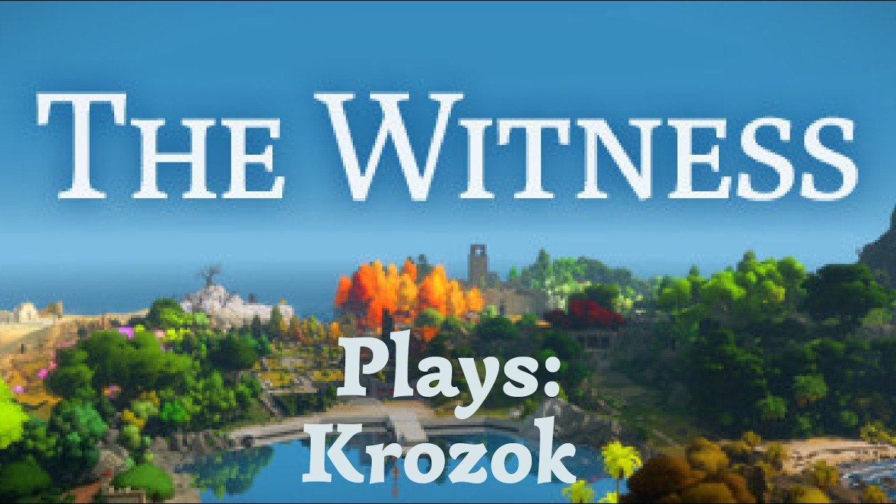 Krozok's Tries to play: The Witness (Part One)