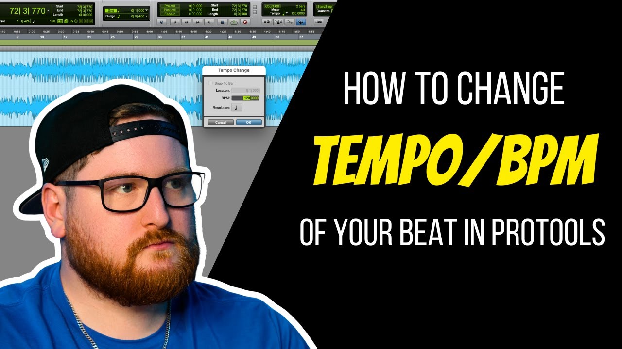 How to Change Tempo/BPM of your BEAT in Pro Tools