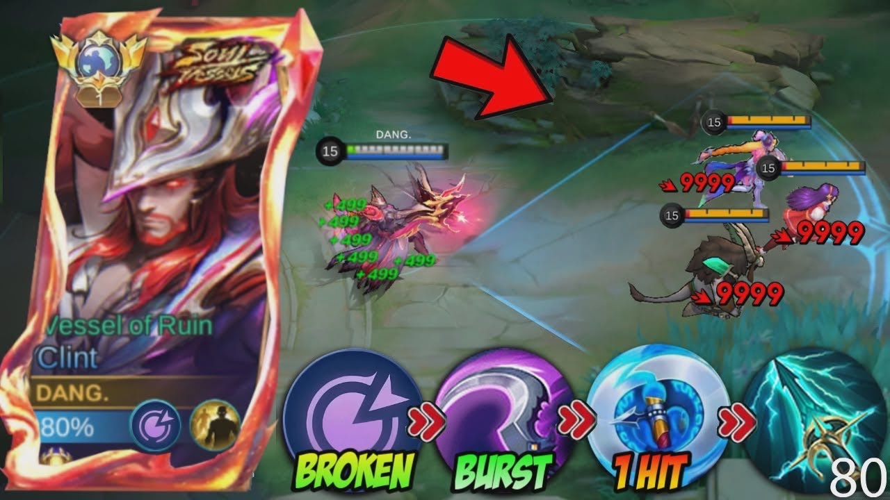 I FINALLY FOUND THE BEST CLINT BURST BUILD FOR 2026!🤯🔥 ( MORE DAMAGE WITH SOUL VESSELS SKIN?! ) MLBB