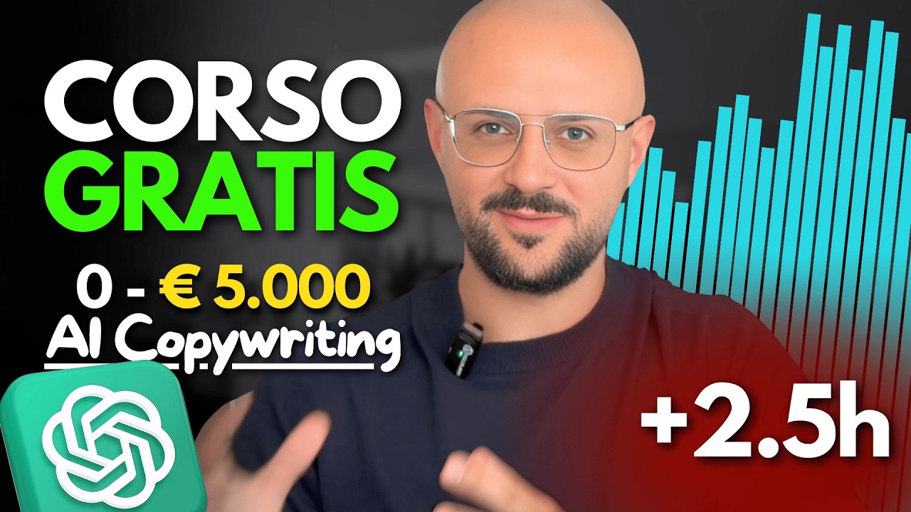 GRATIS 👉 Corso di AI COPYWRITING (quasi 3h) - Da 0 a 5.000€/mese