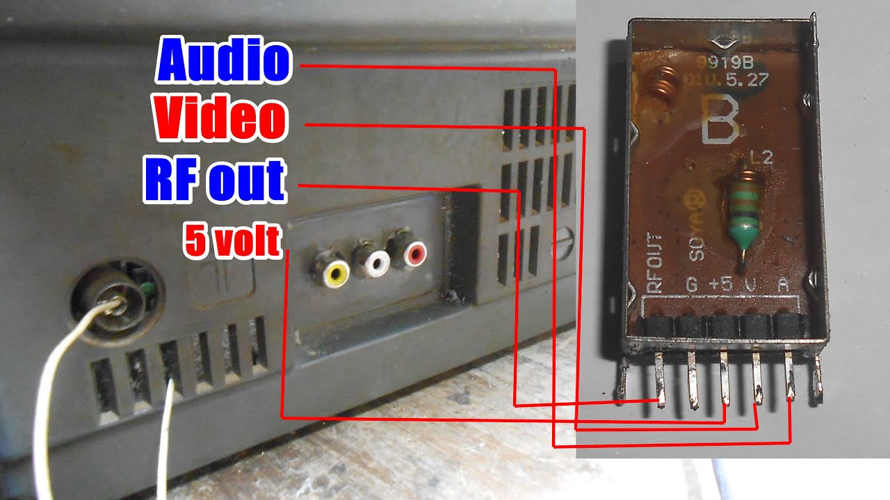 Cara menambah Modul RF pada sebuah Tv || Upgrade Tv jadul dengan menambahkan input Av