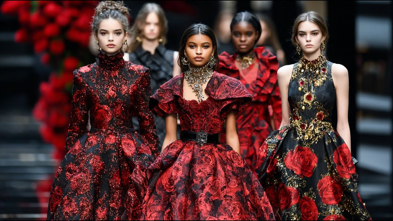 DOLCE & GABBANA осень/зима 2025/2026 – итальянский гламур с роскошным и смелым дизайном