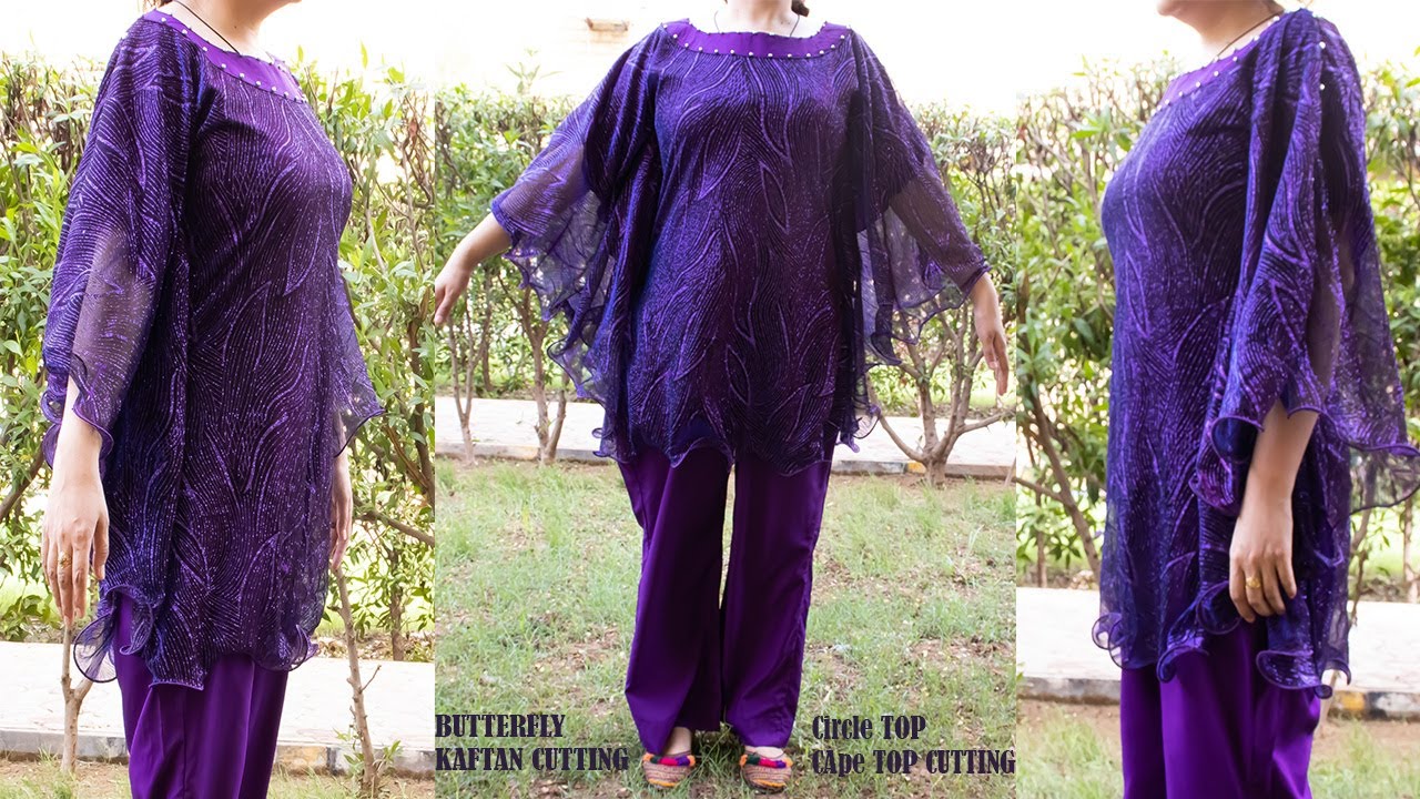 kaftan dress cutting  and stitching\stylish kaftan top\circular kaftan cutting\umbrella kaftan cutig