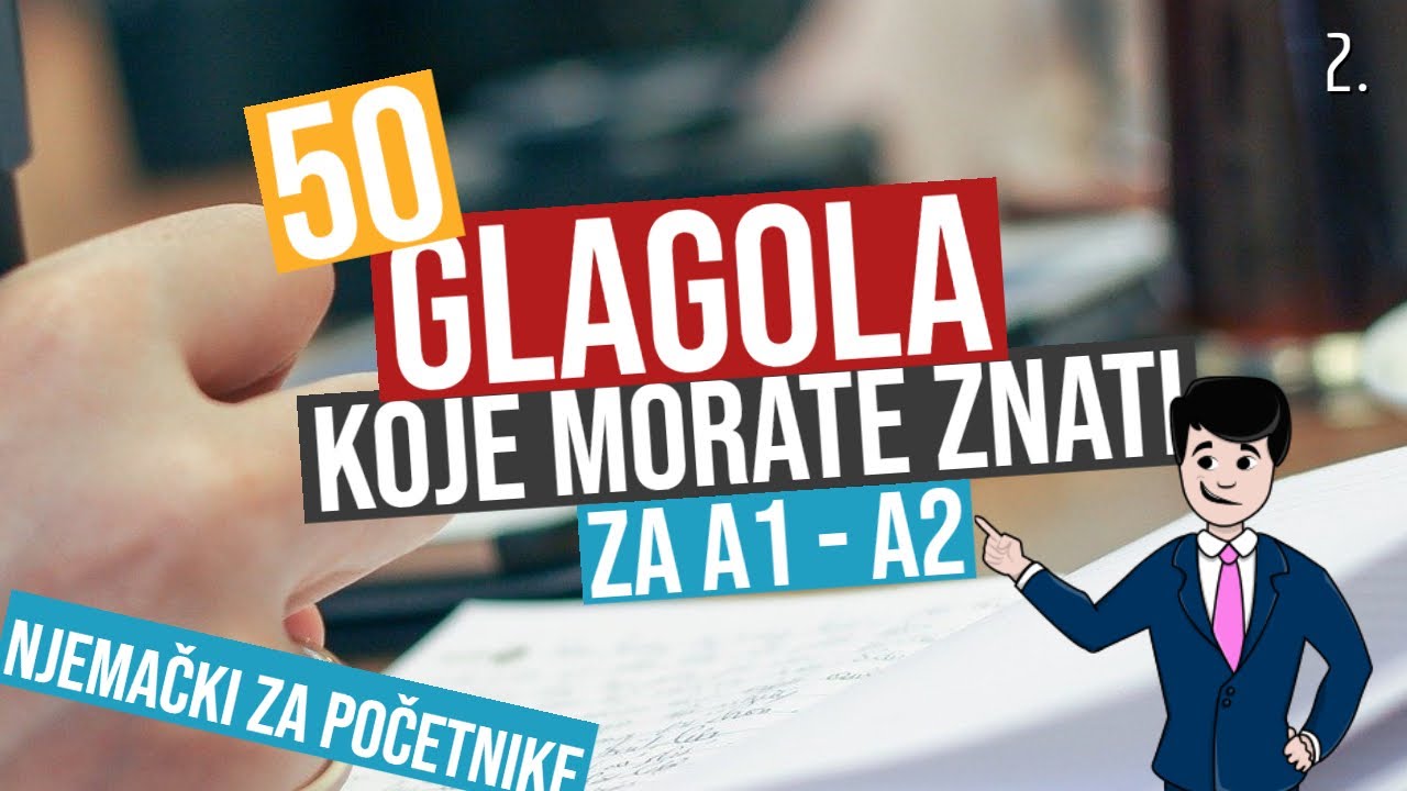 50 osnovnih glagola koje morate znati - A1 - A2 | Njemački za početnike | Njemacki online