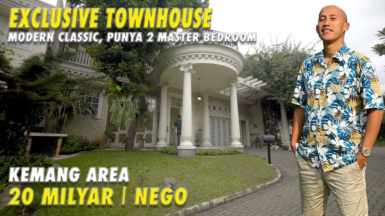 Exclusive Townhouse | Modern Classic | Punya 2 Master Bedroom | Kemang Area | 20 Milyar | Nego