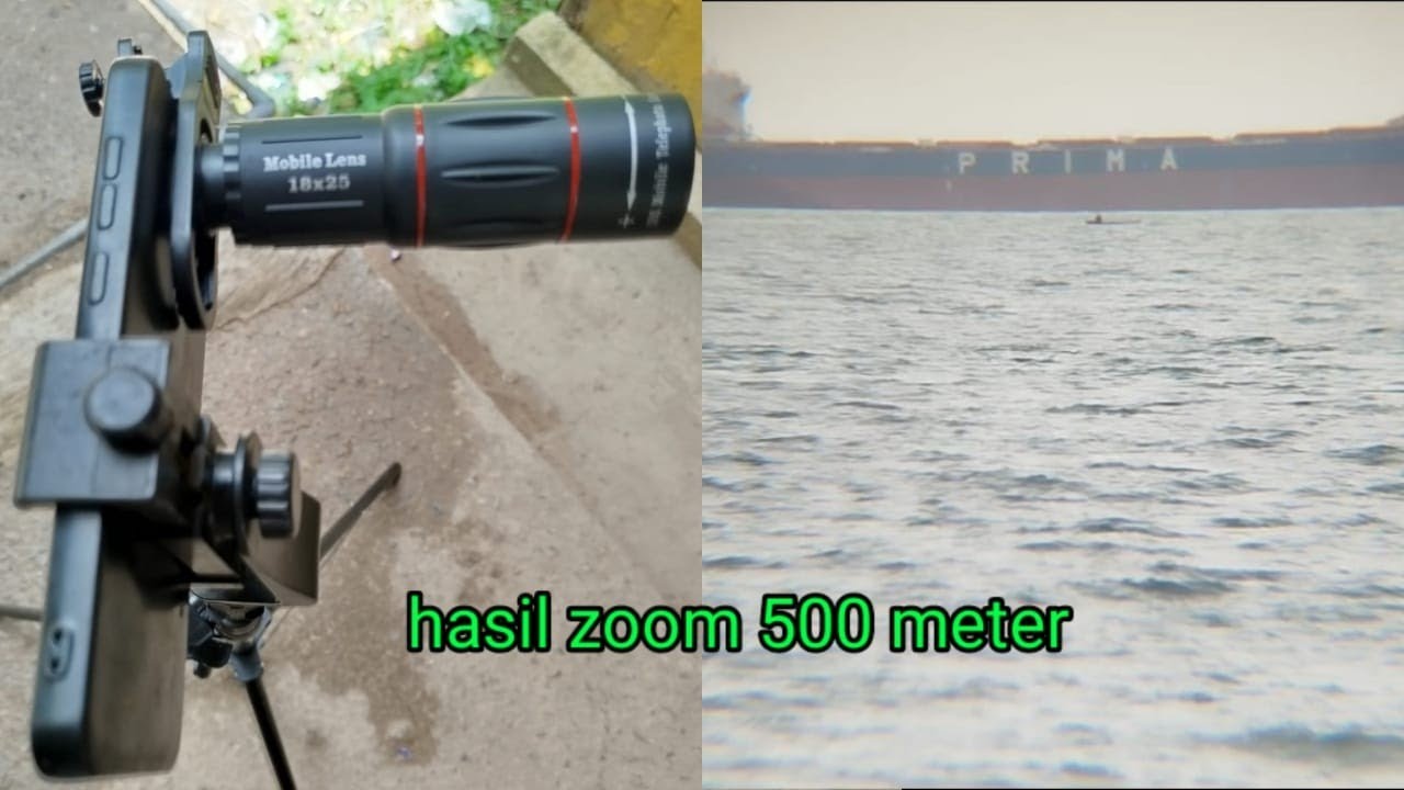 unboxing  apexel lensa zoom HP 18x25