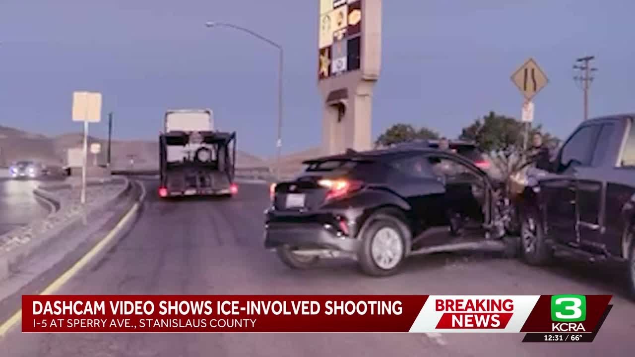Patterson ICE shooting | Dashcam shows agents surround vehicle with guns pointed | 12:30 p.m. upd...