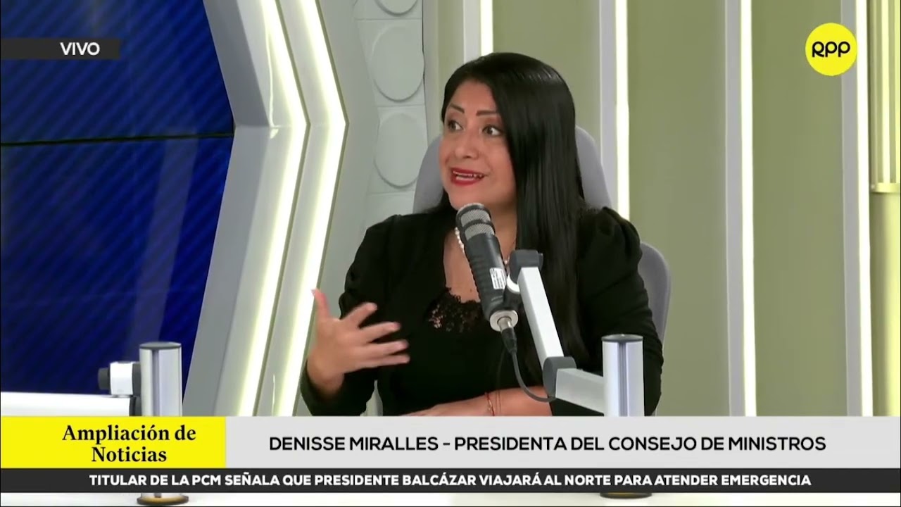 #Entrevista | La presidenta del Consejo de Ministros, Denisse Miralles, particip&oacute; en RPP