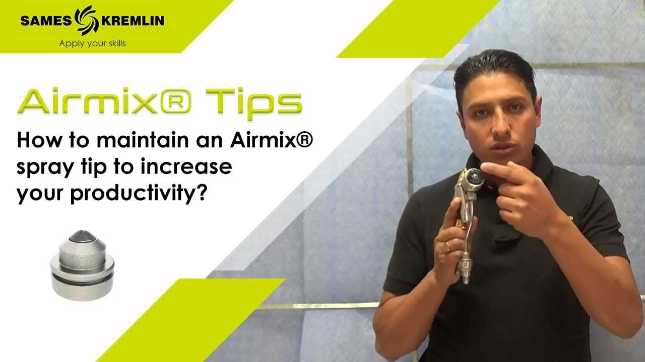Как обслуживать сопла Airmix® чтобы увеличить производительность? | SAMES KREMLIN
