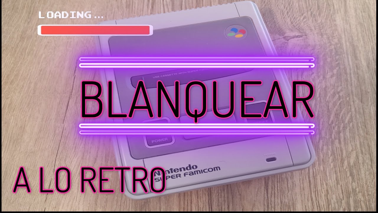 BLANQUEAR pl&aacute;stico videoconsolas RETRO amarillas, m&eacute;todo f&aacute;cil✅