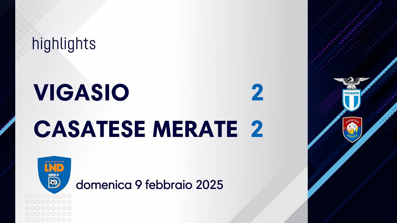 VIGASIO - CASATESE MERATE 2-2
