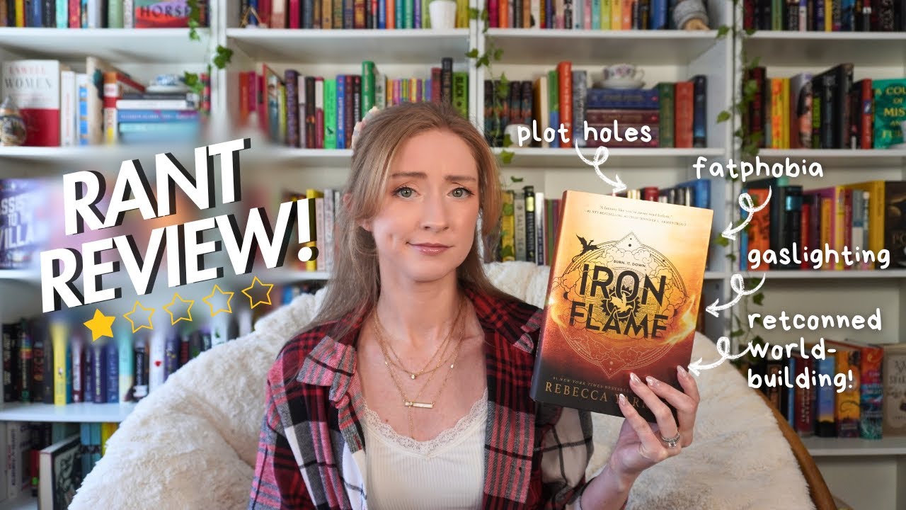Iron Flame is Worse than You Remember! (rant review!) 🖤 🐉 ⚡️ #fourthwing