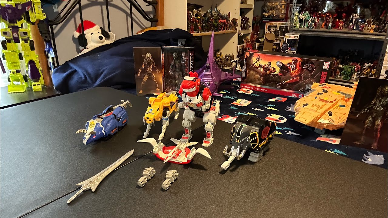 1993 mighty Morphin power Rangers, deluxe Megazord set
