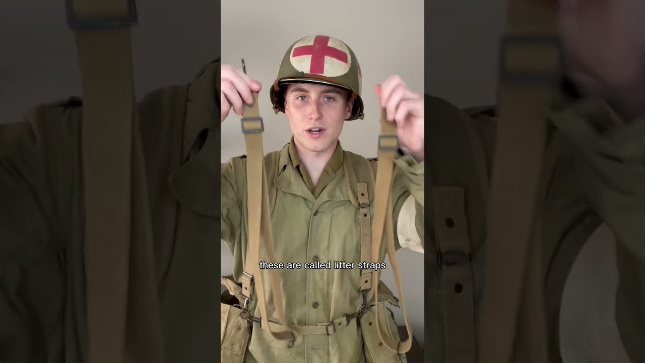 Why did WWII medics need to wear different suspenders?