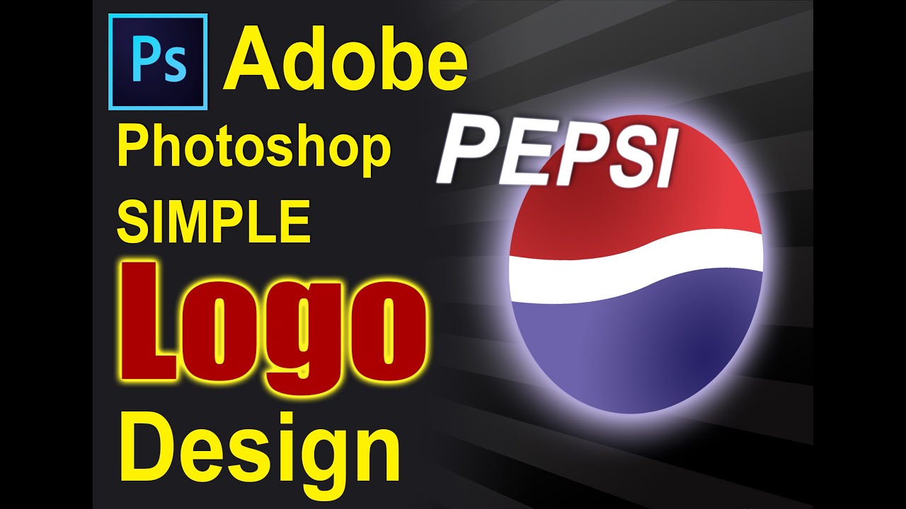 Adobe Photoshop 3rd Simple Pepsi Logo Design