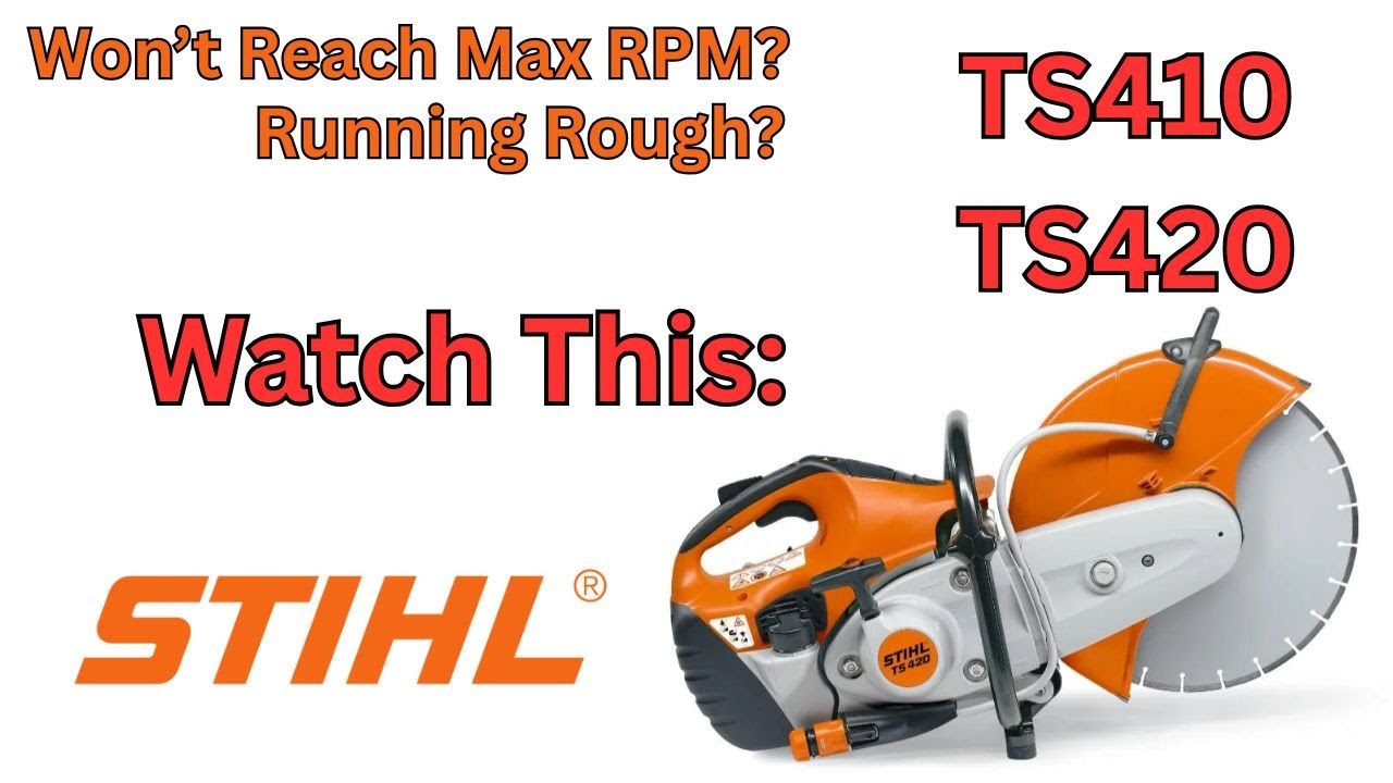 Плохо работает Stihl TS420? Посмотрите это #stihl #cutoffsaw #diy