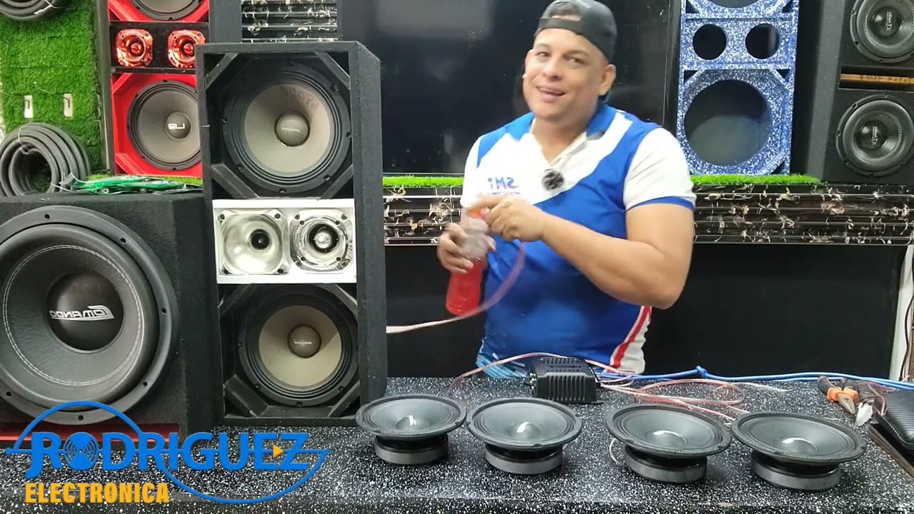 COMO CONECTAR 4 BOCINA DE 6 MAS UN KITIPO EN TU ANPLIFICADOR