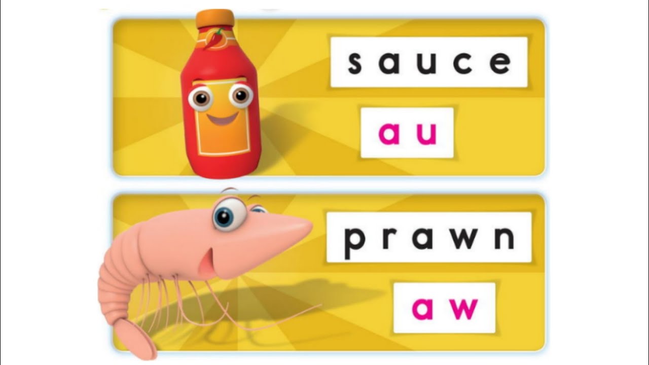 Oxford Phonics World student book level 5 - Letter Combinations - disc 1 - Unit 3 - au aw - sauce