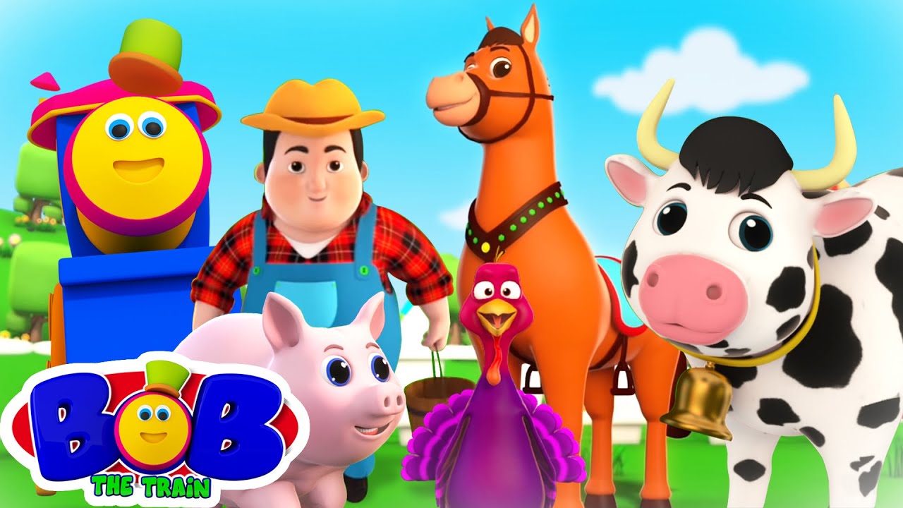 Old MacDonald had a Farm + More Nursery Rhymes & Baby Songs by Bob The Train