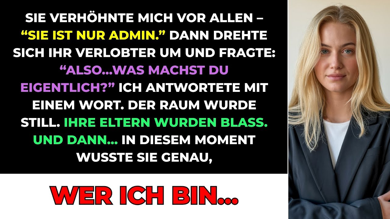 Meine Schwester Verhöhnte Mich Vor Allen — Dann Wurde Der Verlobte Blass: "Sie Sind Die Richterin?"