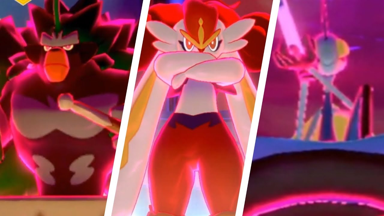 All New Starters Gigantamax Forms in Pok&eacute;mon Sword & Shield DLC