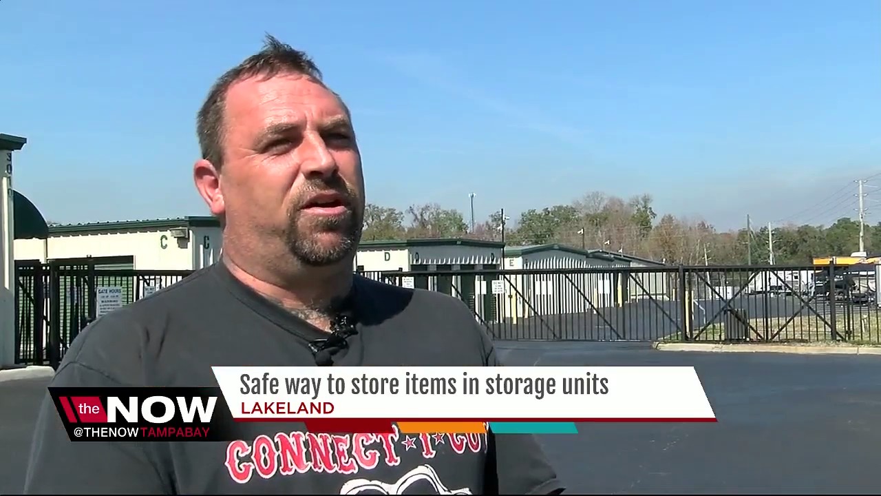 Safe ways to store items in storage units
