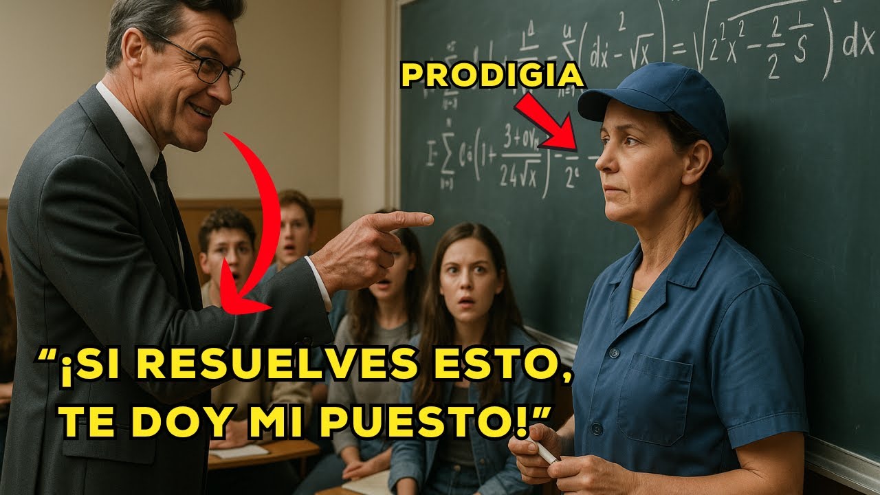 Profesor HUMILLA a la Señora de Limpieza… SIN saber que era una GENIO de las MATEMÁTICAS