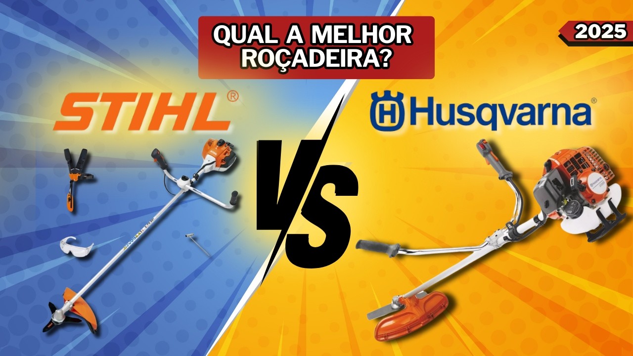 Roçadeira Stihl VS Husqvarna / Qual a Melhor Roçadeira Stihl ou Husqvarna?