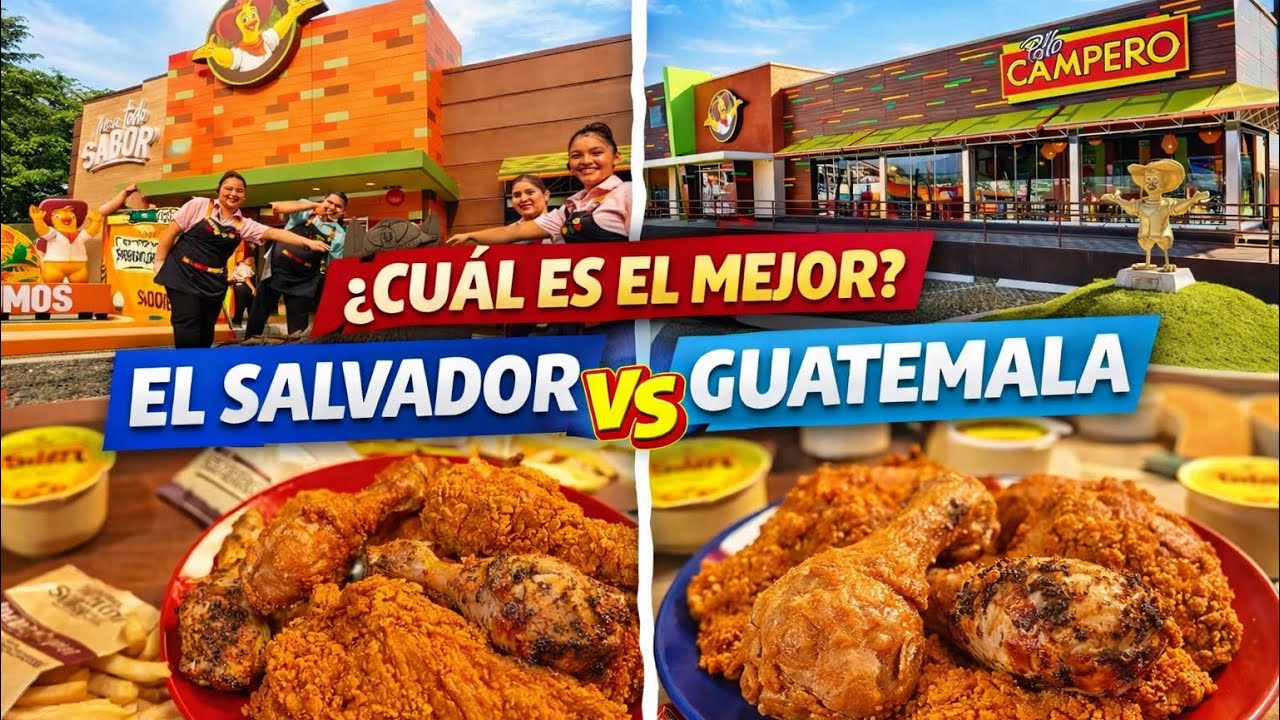 Pollo Campero El Salvador 🇸🇻 vs Guatemala 🇬🇹 🍗 ¿Cuál es el mejor? Comparativa REAL