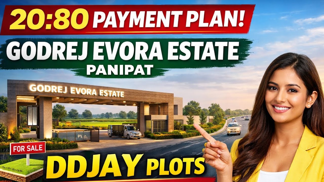 Godrej Evora Estate Panipat Bang On GT Karnal Road | 20:80 Payment Plan 