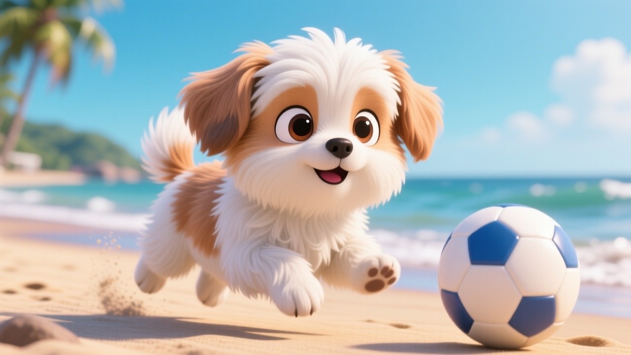 🏖️🌞 Il Giorno Più Felice alla Spiaggia di Maggie | Canzone per Bambini | Maggie la Border Collie 🌞🏖️
