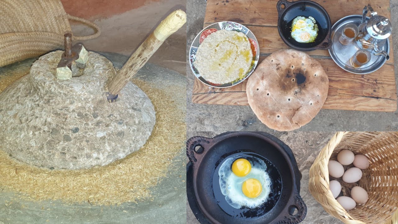 أجواء الصباح رائعة فطور البلدي إوزان إمامز..نواحي الحسيمة