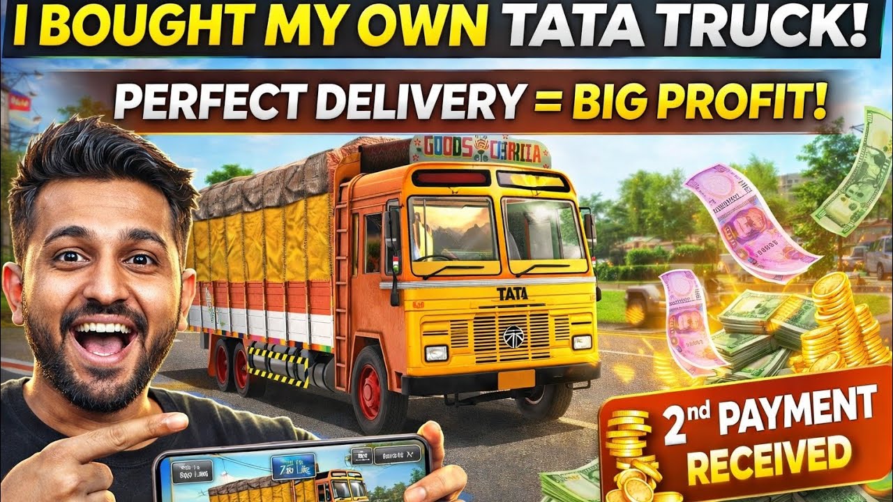 Bought My Own TATA Truck 🚛 | Perfect Delivery = Big Profit 🔥 #gaming #mobilegaming 