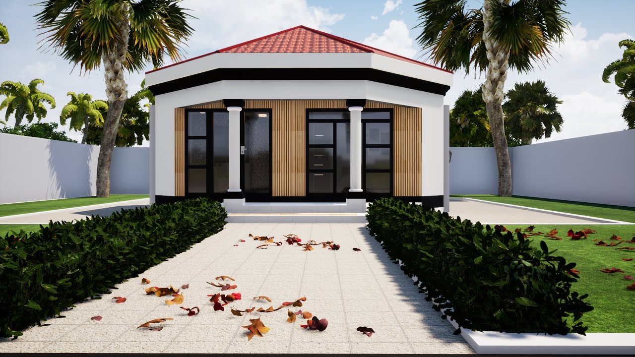 Tiny House design | Bachelor house design idea|  1 Bedroom-7mx7m