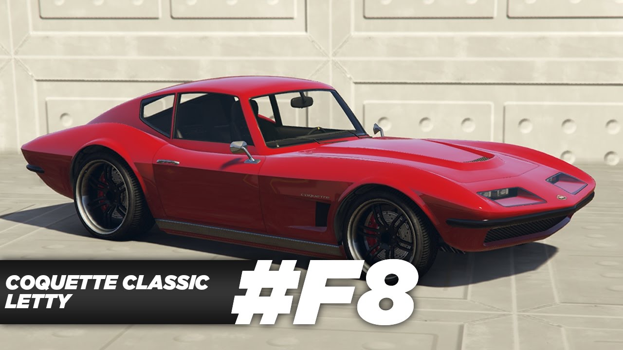 GTA 5 ONLINE - FAST & FURIOUS 8 - 1966 CORVETTE STINGRAY (COQUETTE CLASSIC) CUSTOM CAR BUILD