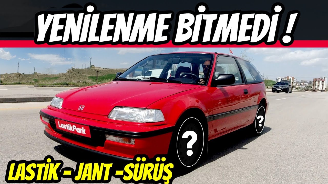 TOZLU GARAJ | Honda Civic EF Si Jant - Lastik Değişimi ve Sürüş