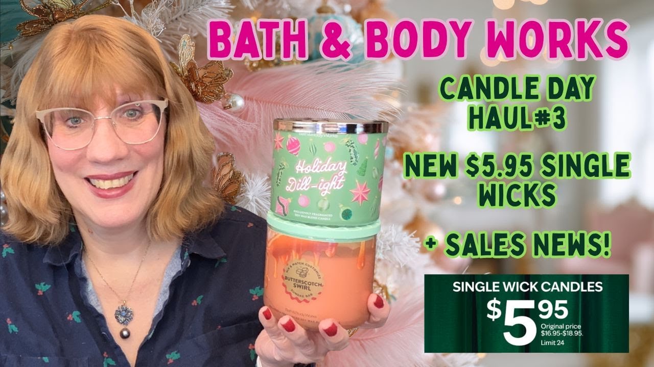 Покупки свечей Bath & Body Works #3: новые фитили по 5,95 долларов + новости о распродажах!