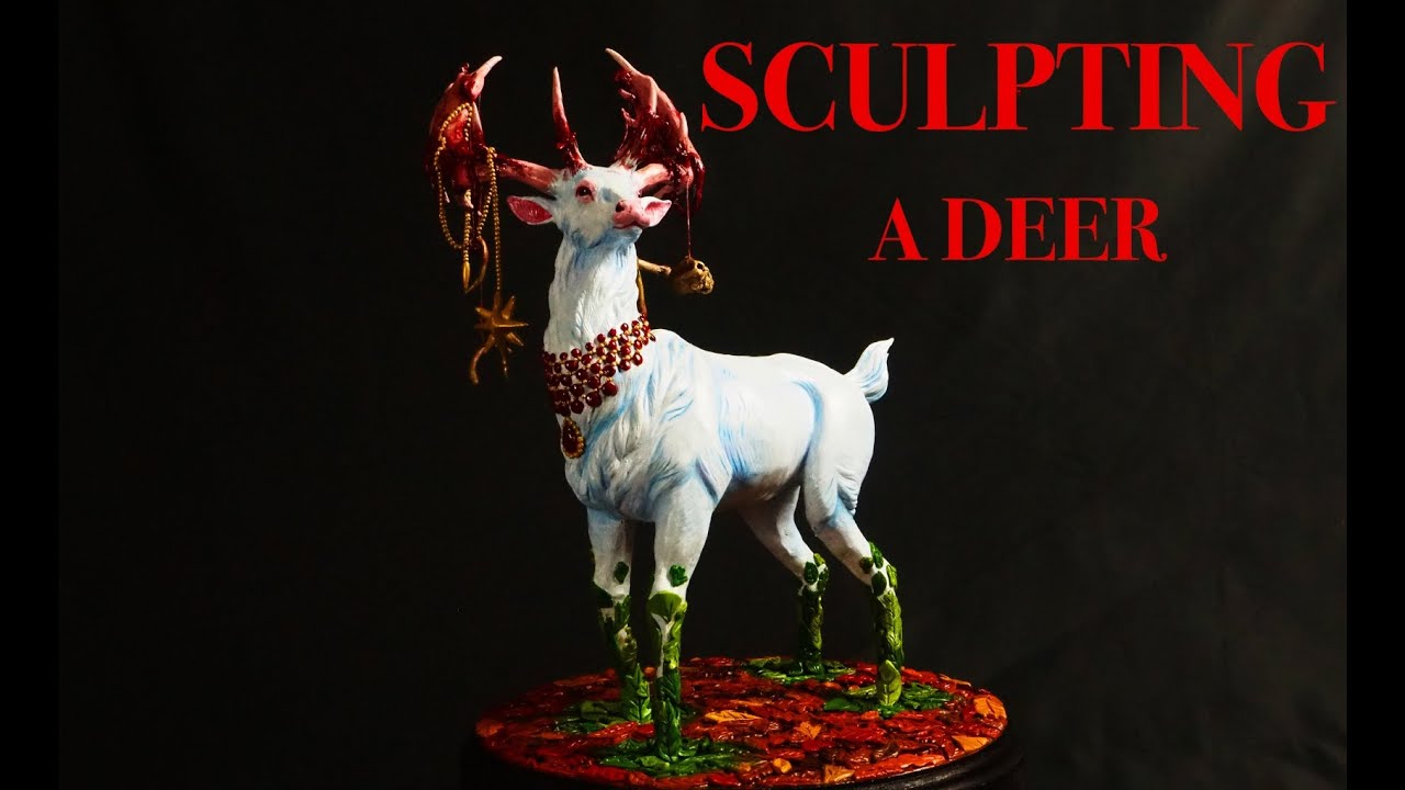 Sculpting a Forest Guardian Deer