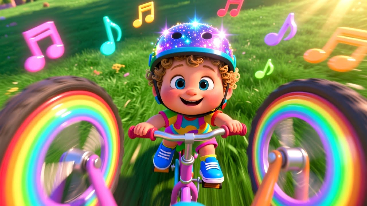 Bike Race Song | Fun Kids Song | Toddler Racing Adventure