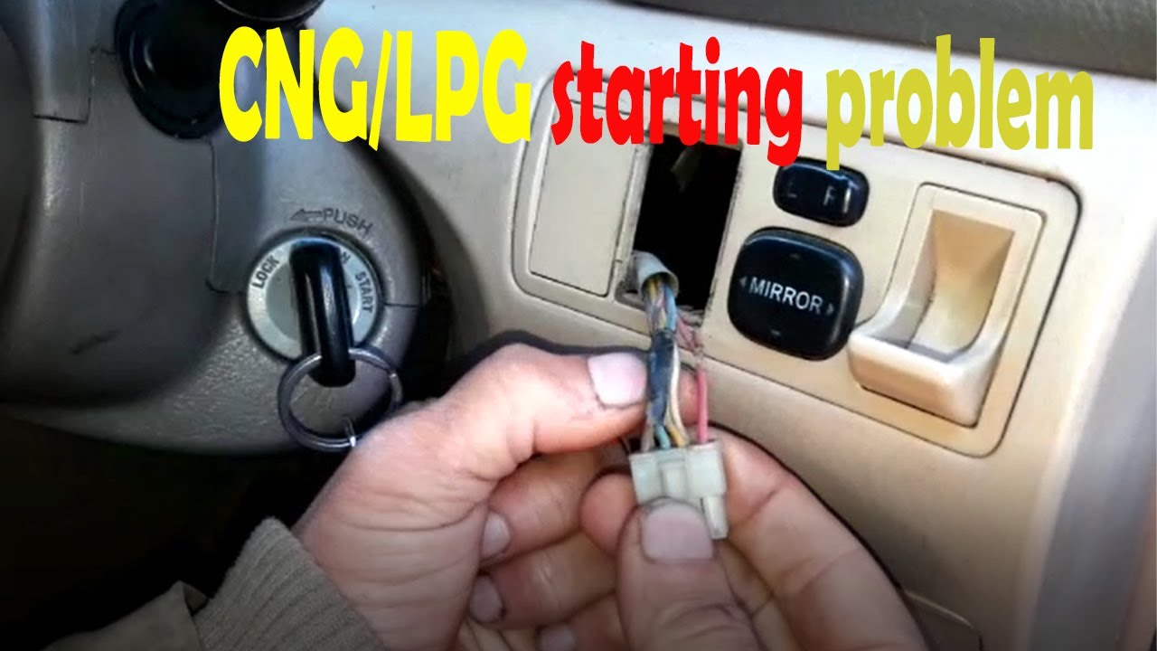 CNG/LPG CAR START SWITCH PROBLEM.Start car direct on CNG/petrol // M Arif