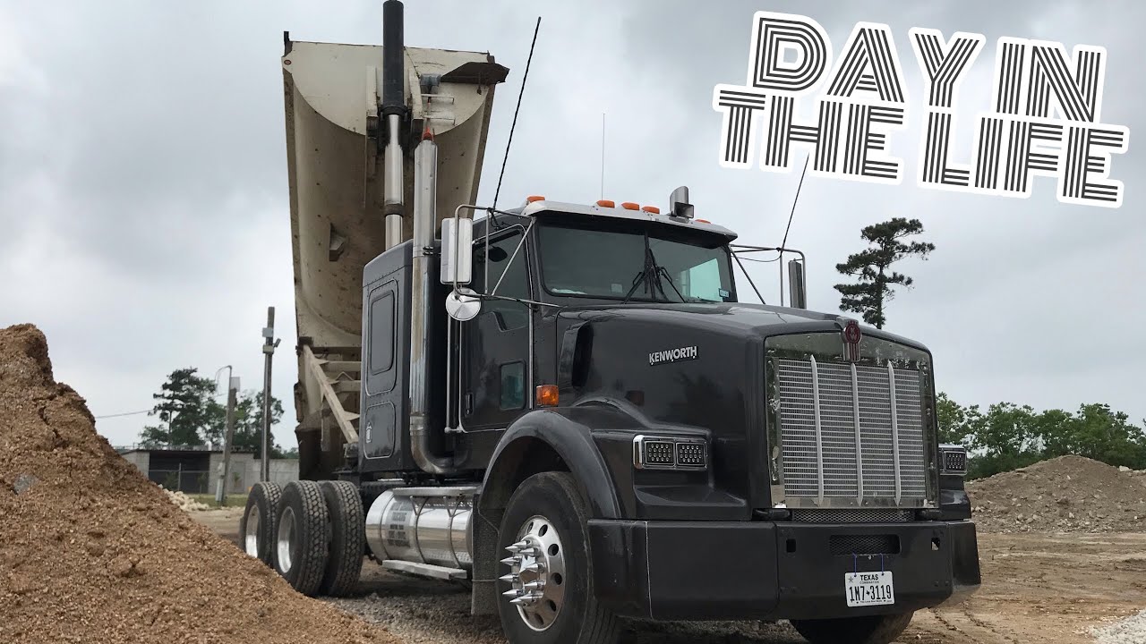 a day in the life of a truck driver | end dump trucker