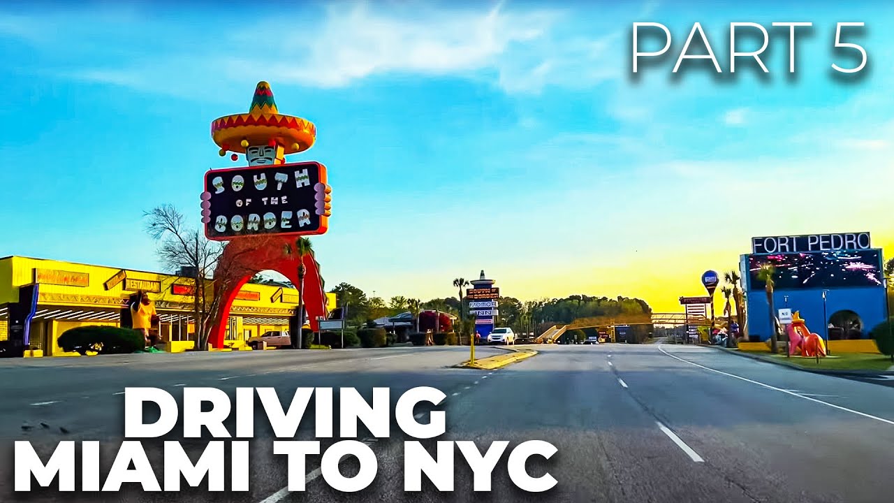 Driving from Miami, Florida to NYC | Part 5 - Richmond Hill, GA to South of the Border, SC