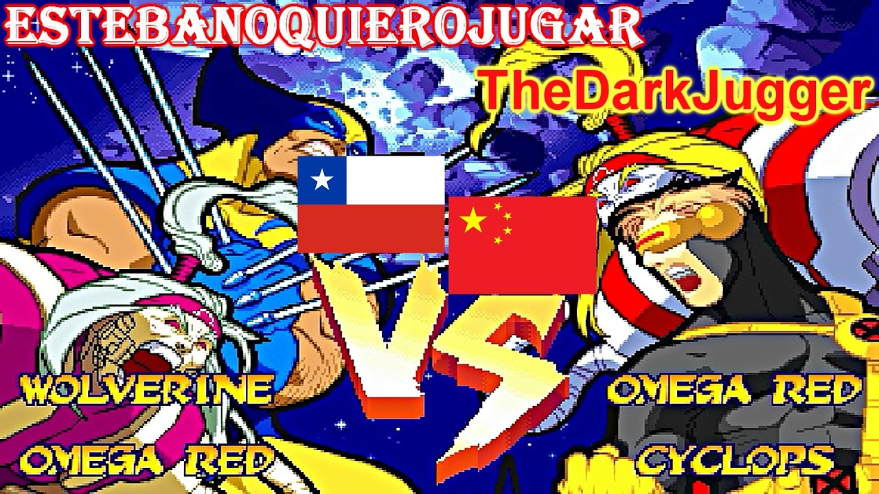 Marvel Super Heroes Vs. Street Fighter - ESTEBANOQUIEROJUGAR vs TheDarkJugger FT5