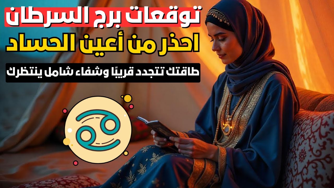 توقعات برج السرطان 🦀 مفاجآت في الحب والفلوس 💰 انهيار علاقات وبدايات جديدة 💔فيه ناس لئيمة حواليك 🐍