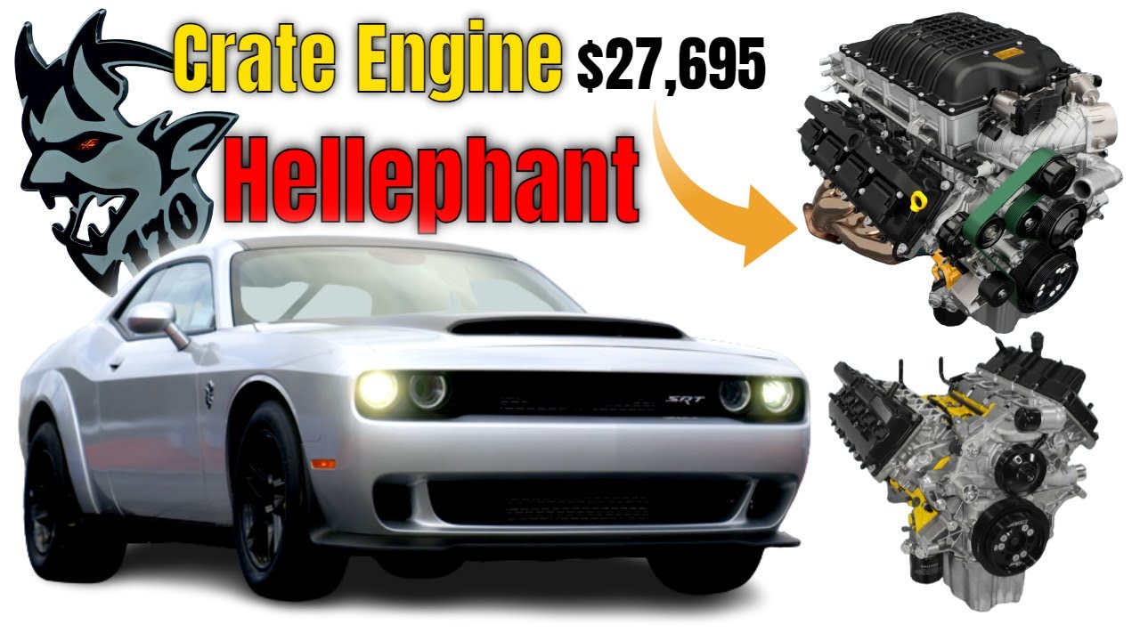 New Dodge Challenger Demon 170 Crate Engine Available For Purchase