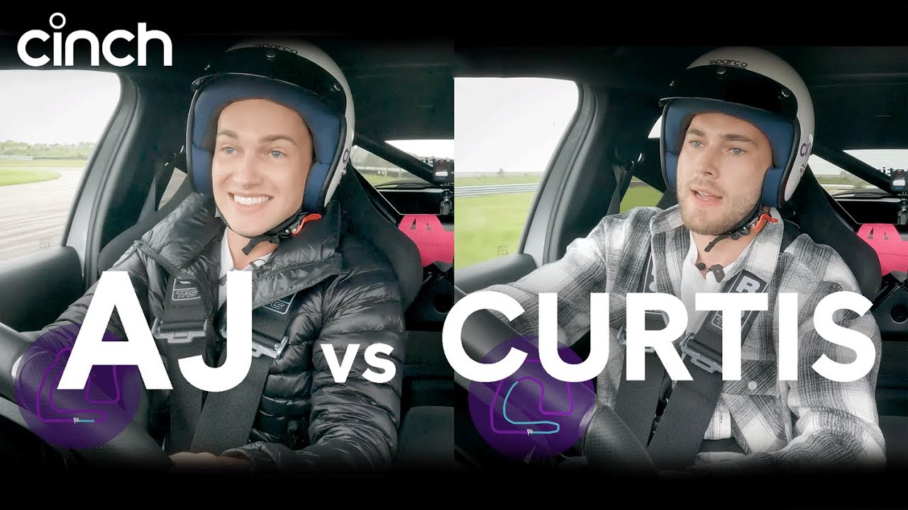 AJ AND CURTIS PRITCHARD GO HEAD-TO-HEAD ON A RACE TRACK!