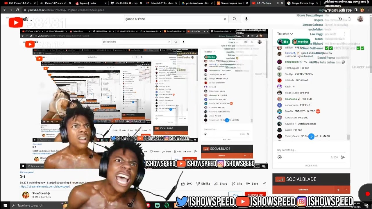 IShowSpeed talks to himself in a infinite loop 😂😂😂(VERY FUNNY)