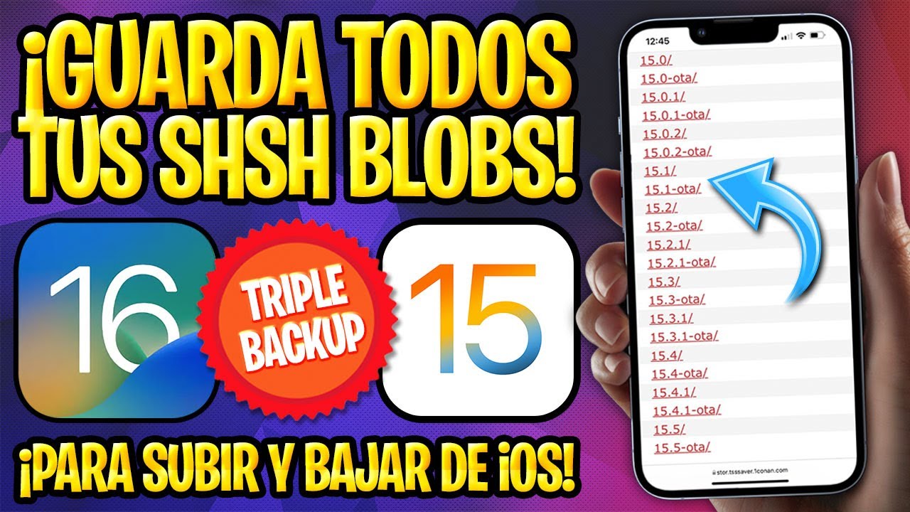 TUTORIAL SIN JAILBREAK ✅  GUARDAR SHSH DE iOS FINALES Y BETAS (BlobSaver)