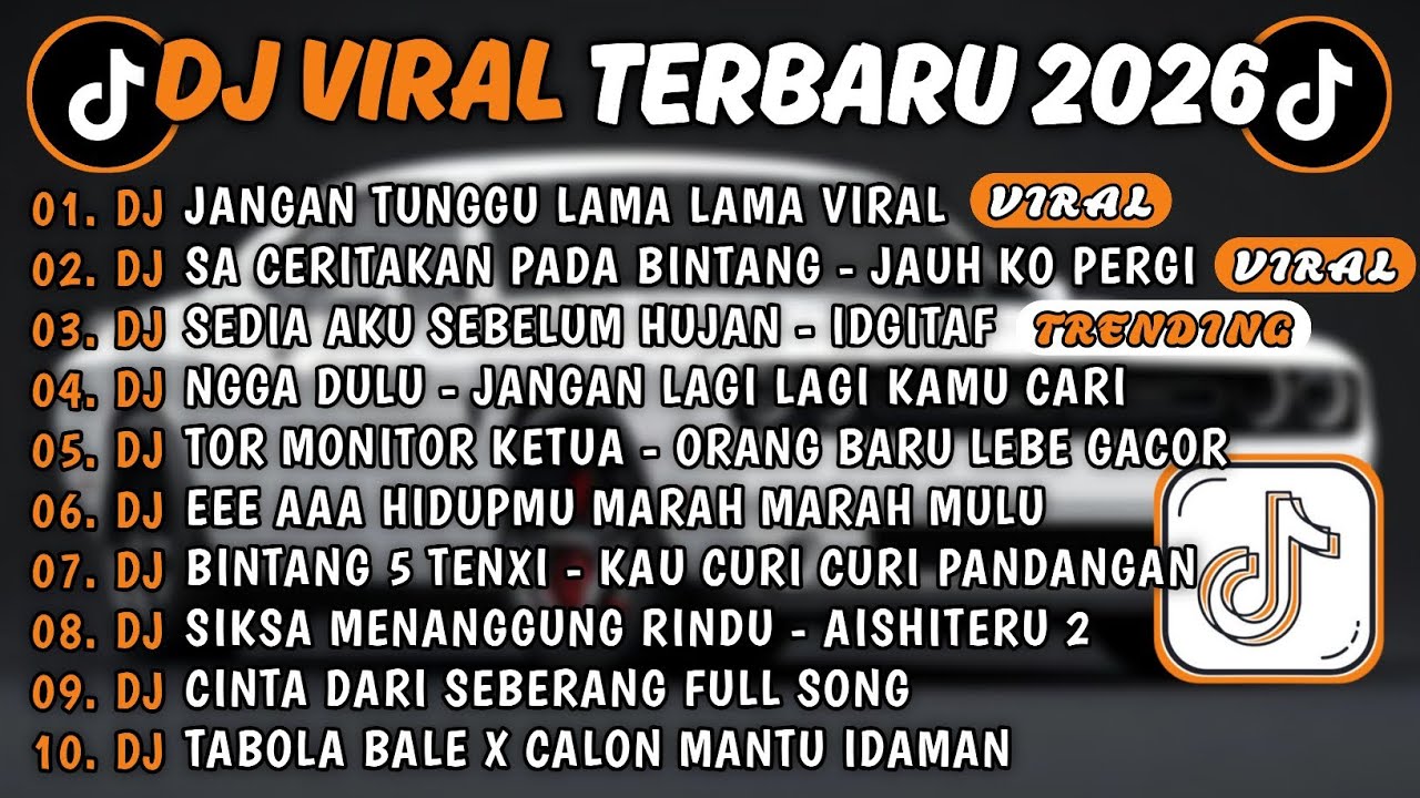 DJ TIKTOK TERBARU 2025🎵DJ JANGAN TUNGGU LAMA LAMA🎵DJ SA CERITAKAN PADA BINTANG - JAUH KO PERGI